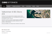 Tablet Screenshot of bgstone.dk